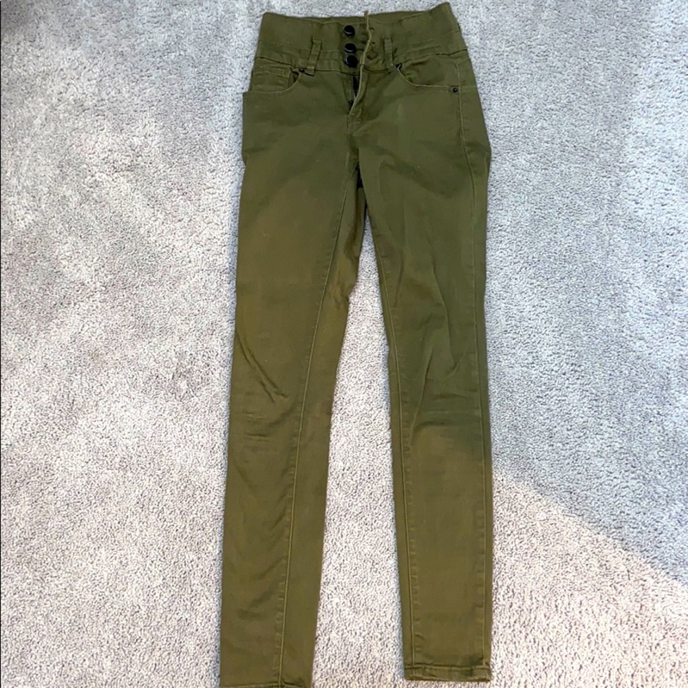 army green jeans